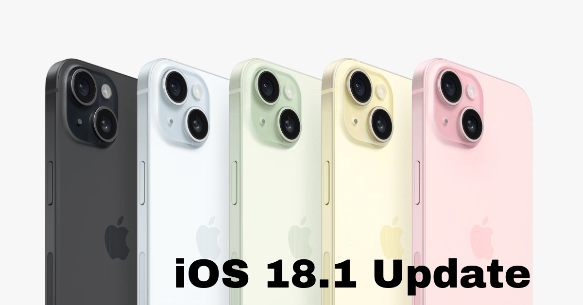 iOS 18.1 Update